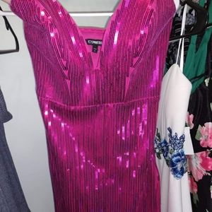 Express sequin dress